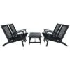 Safavieh Deven Outdoor 5pc Coffee Table Set Home -Safavieh Sales Store 3070036015 RLLD 1