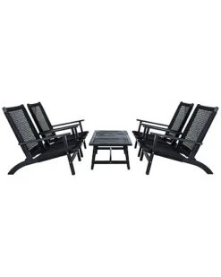 Safavieh Deven Outdoor 5pc Coffee Table Set Home