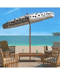 Safavieh Sydney Navy 6.5 Ft Umbrella Home -Safavieh Sales Store 3070036105 RLLD 3