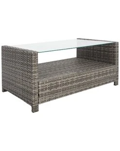 Safavieh Vellor Outdoor Grey 4pc Living Set Home 13 Safavieh Vellor Outdoor Grey 4pc Living Set Home -Safavieh Sales Store 3070036109 RLLD 5