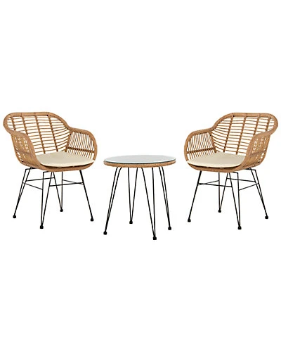 Safavieh Alton Outdoor 3pc Lounge Set Home 3 Safavieh Alton Outdoor 3pc Lounge Set Home