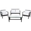 Safavieh Garnen Outdoor 4pc Living Set Home -Safavieh Sales Store 3070138744 RLLD 1