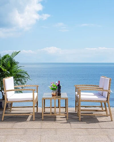 Safavieh Krissy Outdoor Living Set Home 4 Safavieh Krissy Outdoor Living Set Home - Image 2