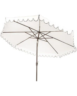 Safavieh Venice 11ft Round Crank Umbrella Home -Safavieh Sales Store 3070294998 RLLD 3