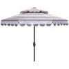Safavieh Vienna 9ft Round Double Top Crank Umbrella Home 1 Safavieh Vienna 9ft Round Double Top Crank Umbrella Home -Safavieh Sales Store 3070295000 RLLD 1
