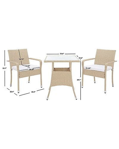 Safavieh Laban Bistro Set Home 5 Safavieh Laban Bistro Set Home - Image 3
