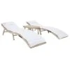 Safavieh Carew 3Pc Sun Lounger Set Home 2 Safavieh Carew 3Pc Sun Lounger Set Home -Safavieh Sales Store 3070337309 RLLD 1