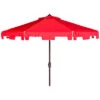 Safavieh Up Resistant Zimmerman 9 Ft Crank Market Push Button Tilt Umbrella With Flap Home -Safavieh Sales Store 3070382023 RLLD 1