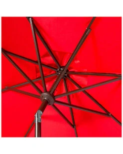 Safavieh Up Resistant Zimmerman 9 Ft Crank Market Push Button Tilt Umbrella With Flap Home -Safavieh Sales Store 3070382023 RLLD 3