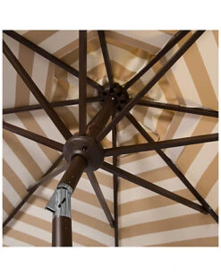 Safavieh Athens Inside Out Striped 9Ft Crank Outdoor Auto Tilt Umbrella Home -Safavieh Sales Store 3070382033 RLLD 3
