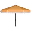 Safavieh Milan Fringe 9Ft Crank Outdoor Push Button Tilt Umbrella Home -Safavieh Sales Store 3070382041 RLLD 1
