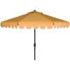 Safavieh Venice Single Scallop 9Ft Crank Outdoor Push Button Tilt Umbrella Home -Safavieh Sales Store 3070382051 RLLD 1