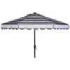 Safavieh Maui Single Scallop Striped 9ft Crank Push Button Tilt Umbrella Home 2 Safavieh Maui Single Scallop Striped 9ft Crank Push Button Tilt Umbrella Home -Safavieh Sales Store 3070382054 RLLD 1