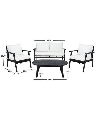 Safavieh Deacon 4pc Living Set Home 5 Safavieh Deacon 4pc Living Set Home - Image 3
