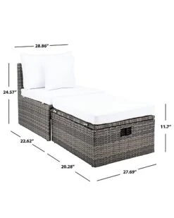 Safavieh Pramla Outdoor Sette With Ottoman Home 7 Safavieh Pramla Outdoor Sette With Ottoman Home -Safavieh Sales Store 3070422243 RLLD 3