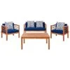 Safavieh Alda 4pc Outdoor Set With Accent Pillows Home 2 Safavieh Alda 4pc Outdoor Set With Accent Pillows Home -Safavieh Sales Store 3070483677 RLLD 1
