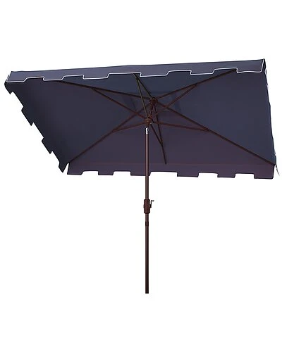 Safavieh Zimmerman 6.5 X 10 Ft Rect Market Umbrella Home 4 Safavieh Zimmerman 6.5 X 10 Ft Rect Market Umbrella Home - Image 2