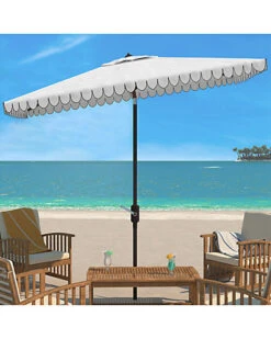 Safavieh Venice 6.5 X 10 Ft Rect Crank Umbrella Home -Safavieh Sales Store 3070483772 RLLD 3