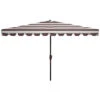 Safavieh Vienna 6.5 X 10 Ft Rect Crank Umbrella Home -Safavieh Sales Store 3070483773 RLLD 1
