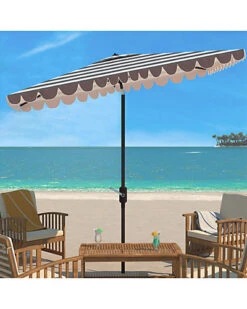 Safavieh Vienna 6.5 X 10 Ft Rect Crank Umbrella Home -Safavieh Sales Store 3070483773 RLLD 3