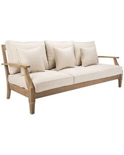 Martinique Wood Patio Sofa Home