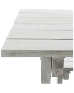 Safavieh Marina Outdoor 3pc Dining Set With 63in L Table And 2 Backless Benches Home -Safavieh Sales Store 3070605364 RLLD 3