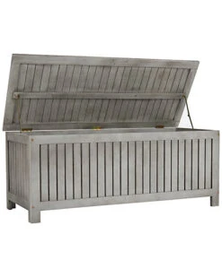 Safavieh Abri Outdoor 47.63in L Cushion Box Home -Safavieh Sales Store 3070605379 RLLD 4