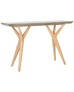 Safavieh Ragna Indoor/Outdoor Modern Concrete 29.92in Console Home