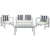 Safavieh Montez 4pc Outdoor Set With Accent Pillows Home