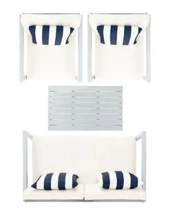 Safavieh Montez 4pc Outdoor Set With Accent Pillows Home 8 Safavieh Montez 4pc Outdoor Set With Accent Pillows Home -Safavieh Sales Store 3070616315 RLLD 3