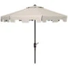 Safavieh Zimmerman 11Ft Round Market Umbrella Home -Safavieh Sales Store 3070616362 RLLD 1