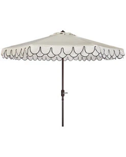 Safavieh Elegant Valance 11Ft Round Umbrella Home