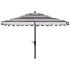 Safavieh Vienna 11Ft Round Crank Umbrella Home -Safavieh Sales Store 3070616376 RLLD 1