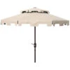 Safavieh Zimmerman 9Ft Double Top Market Umbrella Home -Safavieh Sales Store 3070616378 RLLD 1