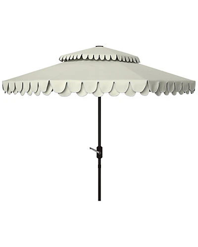 Safavieh Elegant Valance 9Ft Double Top Umbrella Home 3 Safavieh Elegant Valance 9Ft Double Top Umbrella Home