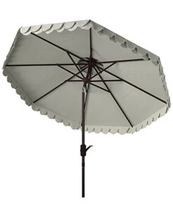 Safavieh Elegant Valance 9Ft Double Top Umbrella Home 6 Safavieh Elegant Valance 9Ft Double Top Umbrella Home -Safavieh Sales Store 3070616386 RLLD 2