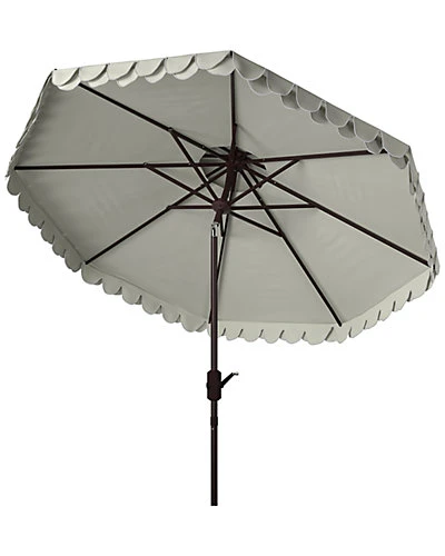 Safavieh Elegant Valance 9Ft Double Top Umbrella Home 4 Safavieh Elegant Valance 9Ft Double Top Umbrella Home - Image 2