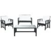 Safavieh Reslor Outdoor 4pc Living Set Home