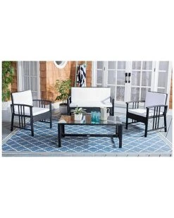 Safavieh Reslor Outdoor 4pc Living Set Home -Safavieh Sales Store 3070616796 RLLD 3