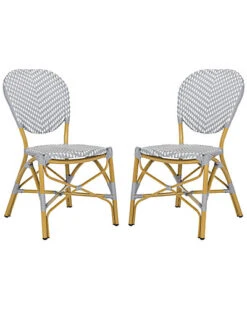 Safavieh Lisbeth Outdoor French Bistro Stacking Side Chair Home