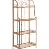 Safavieh Amaris Wrought Iron 4 Tier Outdoor Bakers Rack Home