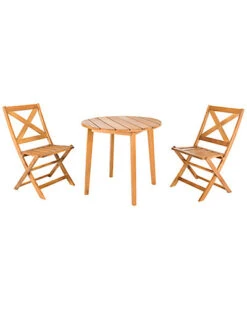 Safavieh Bruna Outdoor 3pc Bistro Set Home