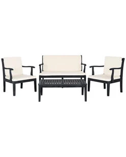 Safavieh Bradbury 4Pc Outdoor Living Set Home