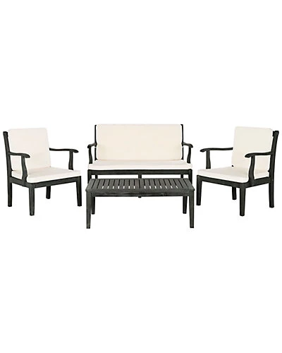 Safavieh Fresno 4Pc Outdoor Living Set Home 3 Safavieh Fresno 4Pc Outdoor Living Set Home