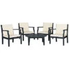 Safavieh Anaheim Outdoor 5 Pc Coffee Set Home -Safavieh Sales Store 3070656494 RLLD 1
