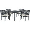 Safavieh Del Outdoor Mar 5pc Dining Set Home -Safavieh Sales Store 3070656497 RLLD 1