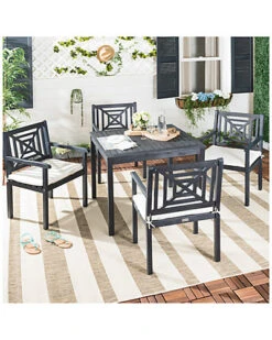 Safavieh Del Outdoor Mar 5pc Dining Set Home -Safavieh Sales Store 3070656497 RLLD 2