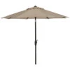 Safavieh Up Resistant Ortega 9 Ft Auto Tilt Crank Umbrella Home -Safavieh Sales Store 3070680154 RLLD 1