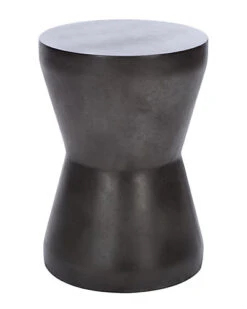 Safavieh Torre Indoor/Outdoor Modern Concrete 17.3-Inch H Accent Table Home