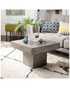 Safavieh Tallen Indoor/Outdoor Modern Concrete 15.75in Coffee Table Home -Safavieh Sales Store 3070734038 RLLD 4